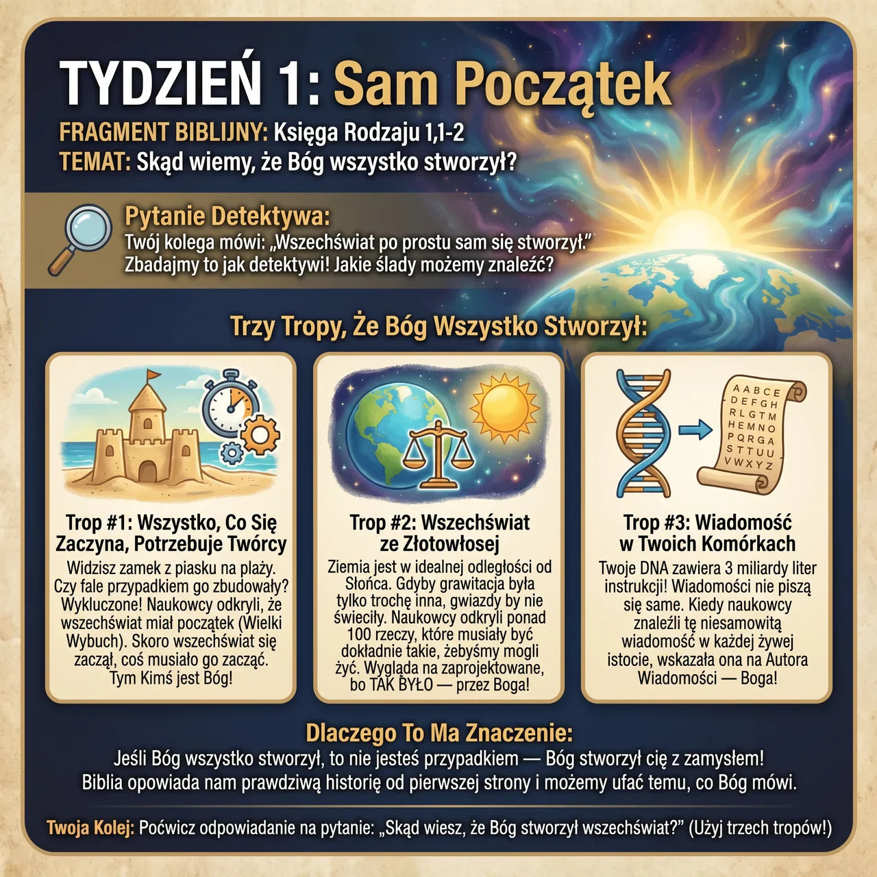 Teologia Systematyczna: 52-tygodniowy zeszyt ćwiczeń dla dzieci