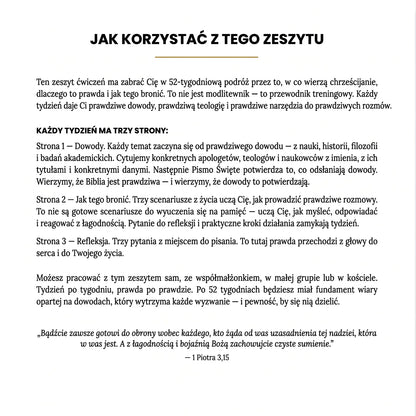 Teologia Systematyczna: 52-tygodniowy zeszyt ćwiczeń dla dorosłych