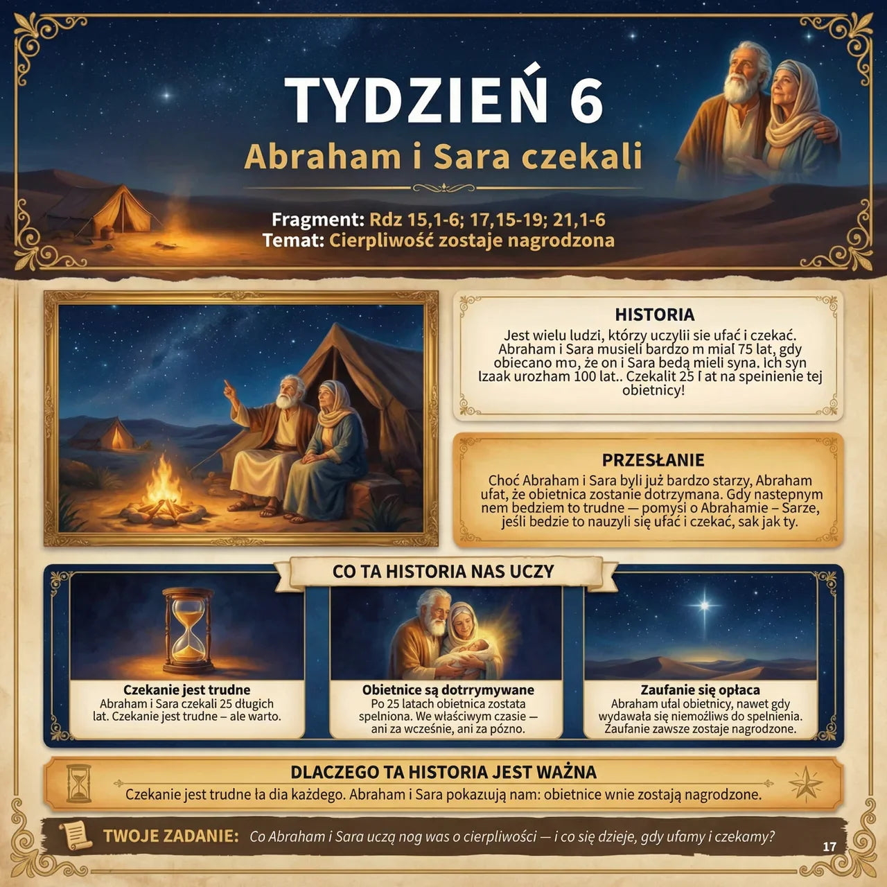 Podróż Biblijna: 52-tygodniowy zeszyt ćwiczeń dla dzieci